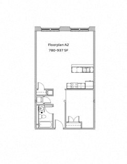 floor plan photo of the marquette apartments